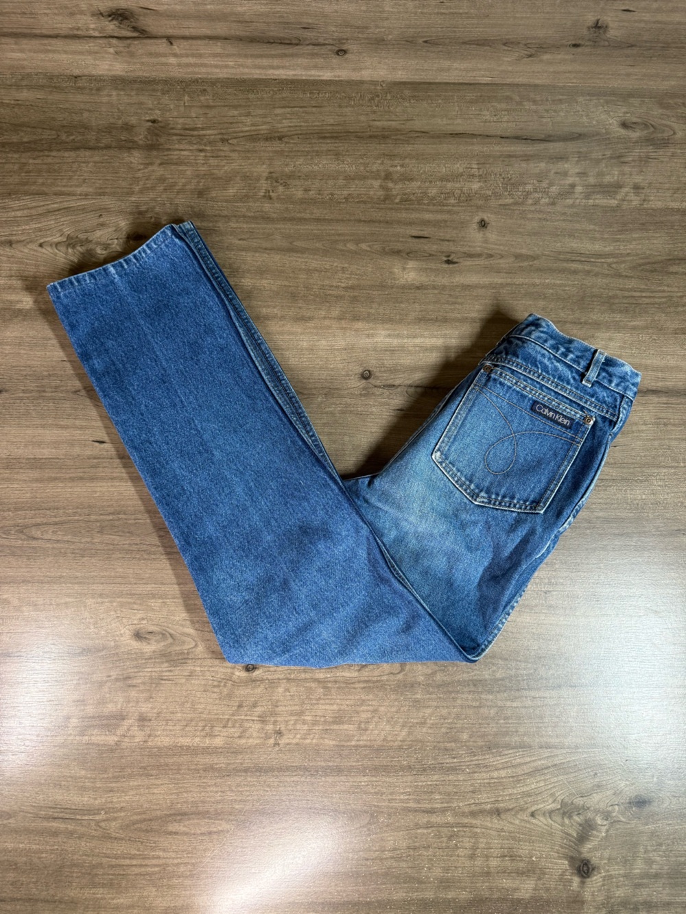 Vintage Calvin Klein Straight Leg  Denim Jeans Size 12